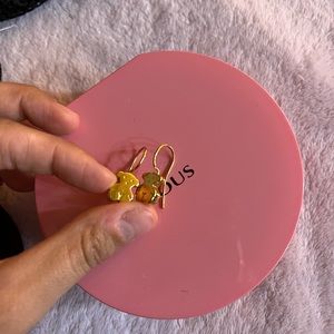 Tous earrings 18k yellow gold used once